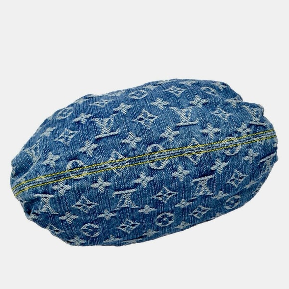 Louis Vuitton Pleaty Denim Monogram Blue Tote Gently Used Condition Circa 2006 - Picture 4 of 13